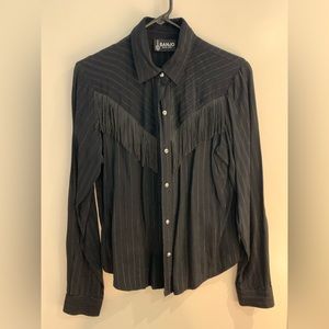 Ladies Western wear button down shirt